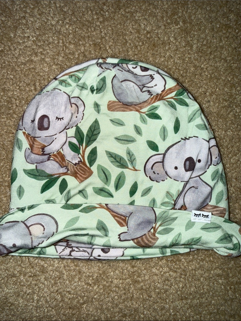 NWOT- infant koala little sleepies hat
